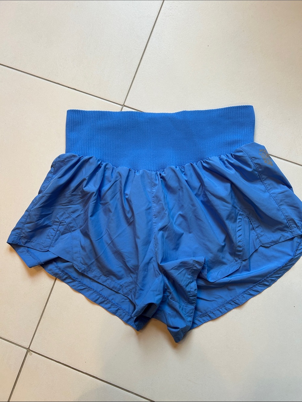 FP Movement by Free People Electric Blue High-Waist Athletic Shorts